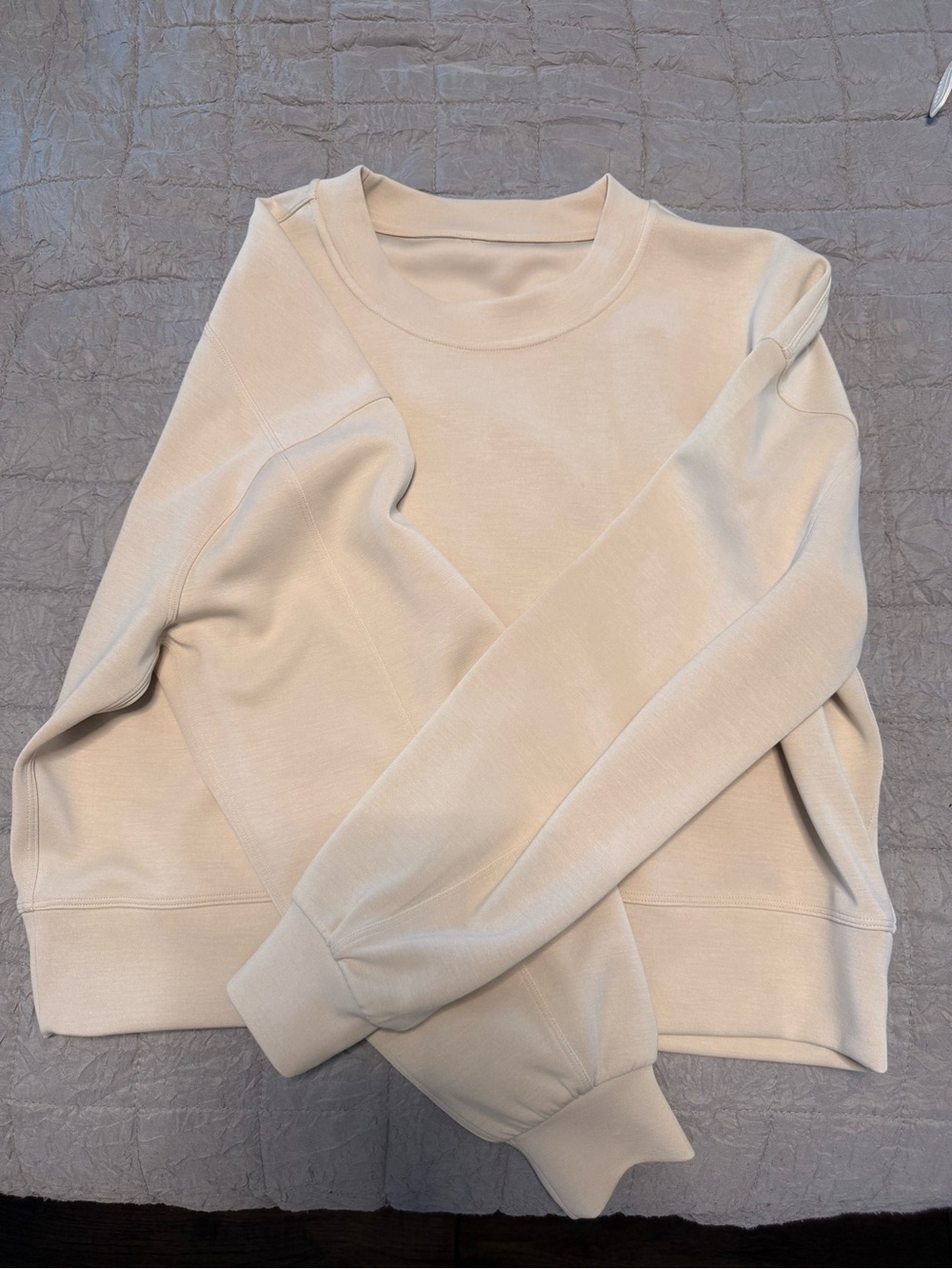 Cream Lulu Softstream Crewneck